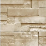 Modern Wallpaper, Size 10m×53cm, beige color