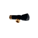 Brass Angle Valve, Size 1/2 inch, Black