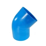 PPR Plastic Elbow 45°, Size 50 mm, length 75 mm, blue |  Al Mona Company