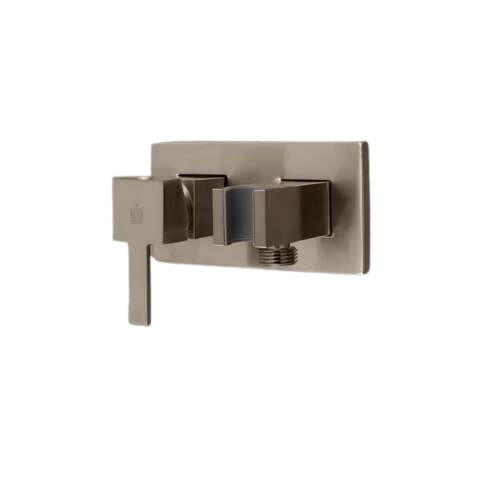 خلاط شطاف نحاس بحامل 7×13.5×12.6 سم، لون نيكل مطفي، ضغط 15 بار | SW-60197792