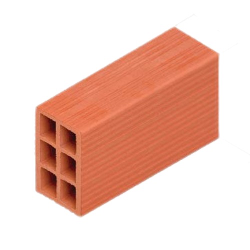 Hollow Red Bricks Size 40×10 cm Height 20 cm Weight 5.4 kg | Saudi Ceramics