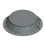 غطاء منهول  حديد زهر 760 مم، دائري الشكل   40 طن  لون رمادي | مصنع سعودي كاست