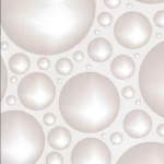 ورق جدران ورق جدران 3D مقاس 10 م×53 سم، لون وردي وابيض 