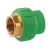 PPR Coupling Hex Female Thread Size 75x 2 1/2 mm Outside Diameter 100 mm Color  Green | Ask