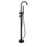 Slanted Floor Bathtub Mixer Matte Black
