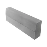 Curb Pavement, Normal Design, Gray Color, Height 30 cm, Width 18 cm, Length 100 cm, Model KERB--1830100-GY-N