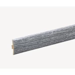 سكلة جدار ألياف خشبية، مقاس 4x4x270 سم، لون رمادي، موديل 297406