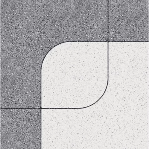 Matte Ceramic Flooring 14 mm Thick, Size 45x45 cm, Grey | Riyadh Ceramics