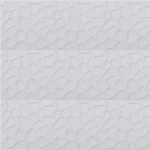 3D wall panel Size 50x50 cm, White Color