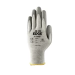 General use glove with dotted grip, grey color, length 220/270 mm, size 6