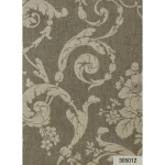 Italian Wallpaper Dark Beige Color Floral Design, Size 10mx0.73m, Model 305012