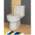 White Floor Mounted Toilet Children, Length 605 mm 