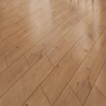 Classic HDF parquet flooring, thickness 8 mm, brown color, model number 51085