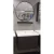 Ceramic Hand Washbasin 60 cm with Wooden Cabinet, Circular Mirror, Shelf Dark Gray | Al Muhaidib Sanitary and Ceramic - Image 2
