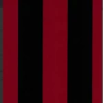 Classic Wallpaper, Vinyl Sheath, Length 10m, Width 53cm, red with black Color