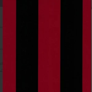 Classic Wallpaper Vinyl Sheath 10m x 53cm Red with Black | Luxury line