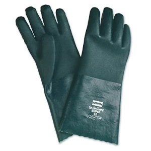 Safety Glove Size 10XL PVC Coated 35 cm Green | ARAB PROS COMPANY