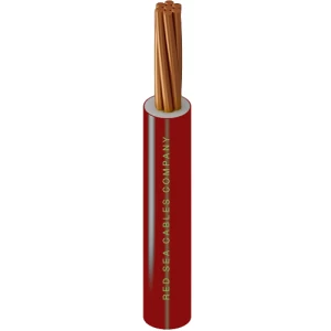 سلك كهرباء نحاس مجدول 2.5 sqmm NYA، 1000V، عزل PVC 90°C، أحمر، 100 Yards | RESCAB