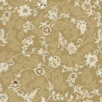 موكيت منازل مزخرف، سمك 13 ملم، لون بني، موديل اضنه