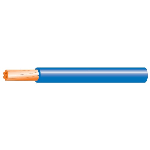 Stranded Copper Single Core Wire 95mm, 600V, XLPE Insulated, Blue, 100 M | Saudi Cable Company