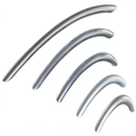  مسكة خزانة المطبخ استيل أو استانليس استيل ، مقاس 352ملي، تشطيب نيكل مصنفر 