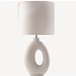 Table Lamp Contemporary Design Size 60x40x34 cm White Color | Abyat Company