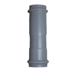 UPVC Long Repair Coupling Diameter  75 mm Height 500 mm Gray Color | Aqtar Najd Factory
