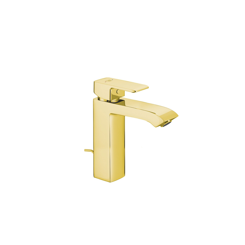 KLUDI Washbasin Mixer Gold Color, Length 200 mm, Model KLUDI ProfileStar-M | ALHashim Sanitary Tools