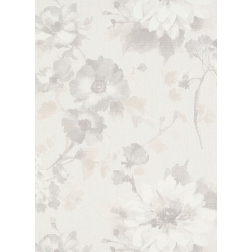 German Floral Wall Covering 10m x 0.53m Pale Beige, Model 10051-14 | Balbaid Decor Company