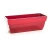 Plastic plant pot size 58x25x21 cm red color