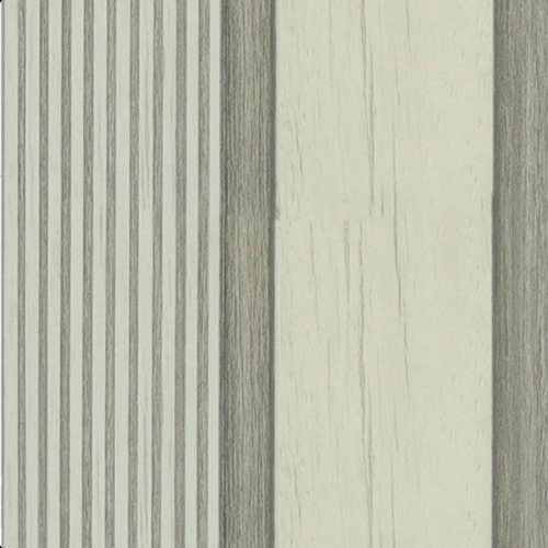 Korean Ribbed Wood Substitute 12 x 290 cm Beige with Faint Gray | Luxury line