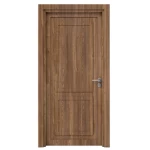 باب بريميوم متين، مقاس 235 × 115 سم، بني شاحب، سماكة 6 سم، موديل EX02