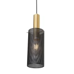 Classic Ceiling Pendant, Size 10x28 cm, black Color