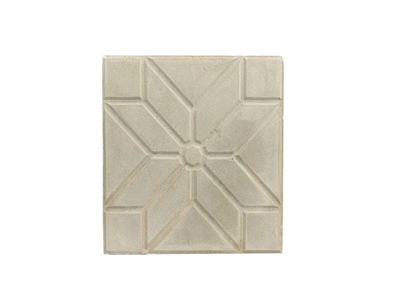 Cement Decorative Floor Tiles 40X40 cm Thickness 4 cm Cement Color | Al Sarif Building Materials