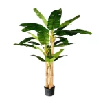 نبتة موز صناعية، مقاس 320سم، لون أخضر 