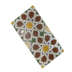 Andalusian Design Ceramic Tera Relief Cobalto, Size 28x14 cm, 8.5 mm Thickness