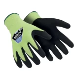 Glass protection glove, Green/black Color, Size 10 XLarge