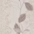Leaf patterned wallpaper, pale beige color, length 10 m, width 1.06 m, model 5430  