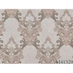 Classic wall covering pale beige, length 10m, width 1.06m, model 41329
