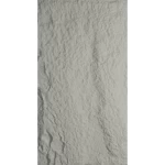 Foam rock stone replacement, dimensions 120 x 60 cm, thickness 3 cm, light gray color, model Q002-3