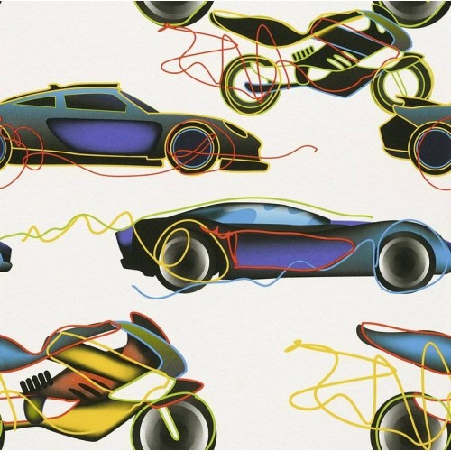 Youth and Children Wallpaper 10m x 0.53m Multicolor, Model 231502 | Balbaid Decor Company