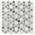 Gloss Mosaic Tiles Size 31.7×30.5 cm, White Color, Fluro Design | Abyat Company