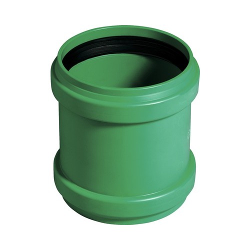 PPR Coupling Size 110 mm, Length 85 mm, Green Color | Al mona for innovative pipe solutions