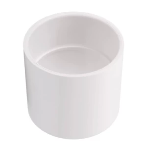 Coupling PVC Schedule 40 Size 3 inch Outer Diameter 88.9 mm White | Al-Rajhi Pipes