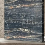 ألواح رخام نيرو بيكاسو، اللون اسود وذهبي، المقاس 2.15×1.7 سم