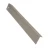 Aluminum Flooring Corner, 240 cm Length, 2 cm Width, 1 cm Height, grey Color