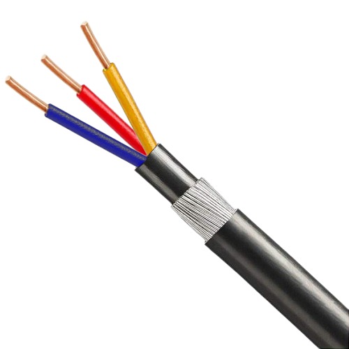 2.5mm² 3 Core 0.6/1kV Solid Copper SWA Armored PVC Insulated Cable, 1000m | RESCAB