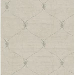 American Wallpaper Pale Gray Color Classic Design, Size 10mx0.53m, Model ZA30508