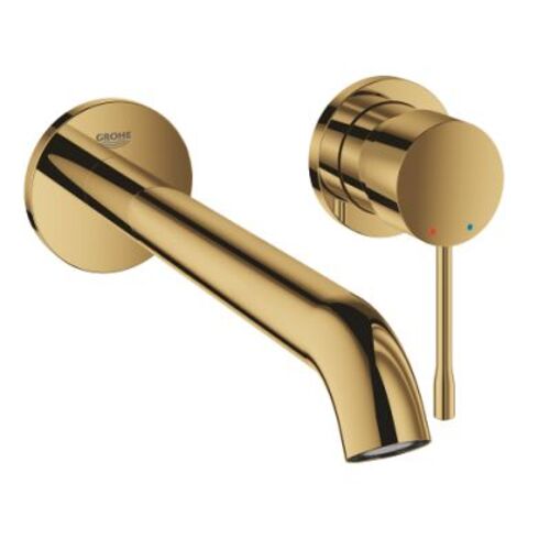 Grohe Wall-Mounted Basin Mixer Large Gold, Separate Handle | Grohe