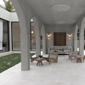 بلاط أرضيات سيراميك مطفي 60×60×1.5 سم بني فاتح | الخزف السعودي